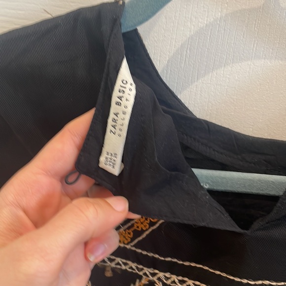 Zara embroidered long sleeve top - Picture 5 of 6